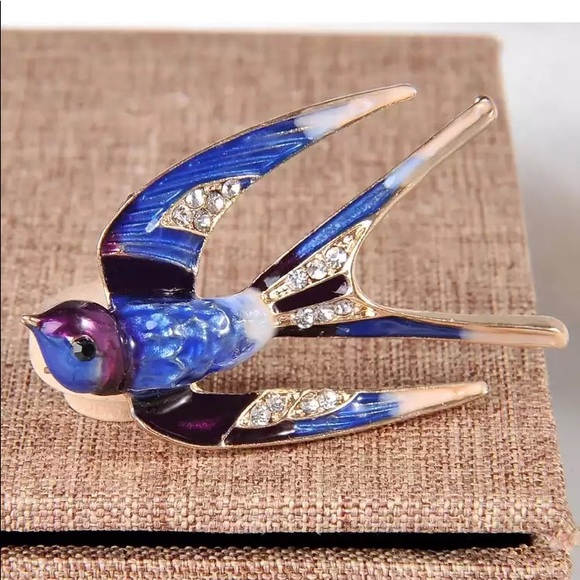 Fashion Jewelry Jewelry - New Bluebird Brooch